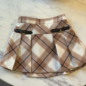 12-18m Janie And Jack Plaid Skirt